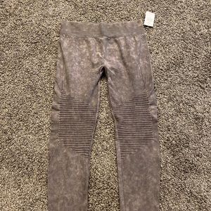 NWT bke moto leggings! Gray, size large.